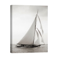 Tableau impression sur toile voilier vintage noir et blanc Britannia Promotion