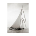 Tableau impression sur toile voilier vintage noir et blanc Britannia Offre