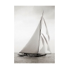 Tableau impression sur toile voilier vintage noir et blanc Britannia Offre