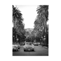 Tableau photo impression sur toile noir et blanc Boulevard à Hollywood Offre