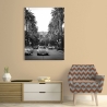 Tableau photo impression sur toile noir et blanc Boulevard à Hollywood Remises