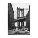 Impression sur toile noir et blanc By the Manhattan Bridge Gasoline Images Offre