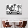 Tableau noir et blanc sur toile California Julian Lauren Remises