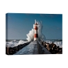Tableau photo impression sur toile Lighthouse in the Mediterranean Sea Promotion