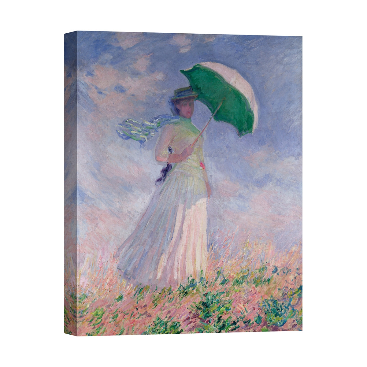 Tableau toile imprimée Femme avec ombrelle Claude Monet Promotion Tableau toile imprimée Femme avec ombrelle Claude Monet Promotion