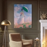 Tableau toile imprimée Femme avec ombrelle Claude Monet Vente