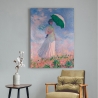 Tableau toile imprimée Femme avec ombrelle Claude Monet Remises