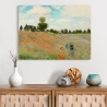 Tableau impressionniste sur toile Champ de coquelicots de Claude Monet Vente