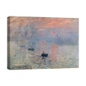 Tableau sur toile "Impression au soleil levant" de Claude Monet Promotion