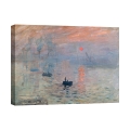 Tableau sur toile "Impression au soleil levant" de Claude Monet Promotion