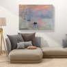 Tableau sur toile "Impression au soleil levant" de Claude Monet Remises