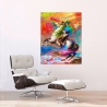 Tableau moderne pop art sur toile Napoleon 2.0 par Eric Chestier Remises