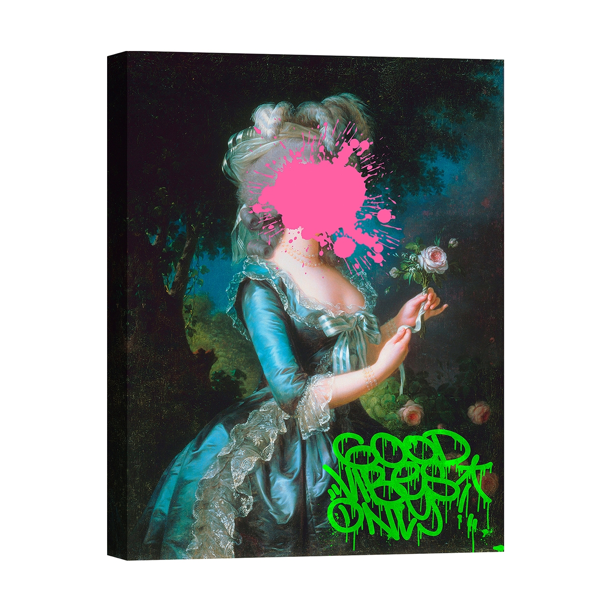Impression sur toile tableau pop street art Marie Antoinette par Eric Chestier Promotion Impression sur toile tableau pop street art Marie Antoinette par Eric Chestier Promotion