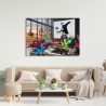 Tableau moderne imprimé pop art sur toile Surrealofts Firenze Gerard Madau Vente