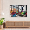 Tableau moderne imprimé pop art sur toile Surrealofts Firenze Gerard Madau Remises