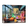 Impression sur toile tableau pop art Surrealofts Milano Gerard Madau Promotion