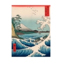 Tableau japonais impression sur toile Sea at Satta, 1858 Hiroshige Offre