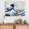 Tableau impression sur toile The Great Wave off Kanagawa Hokusai Grande Vague Vente