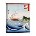 Impression sur toile paysage montagne et mer Monte Fuji Hokusai Kanagawa Promotion
