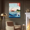 Impression sur toile paysage montagne et mer Monte Fuji Hokusai Kanagawa Remises