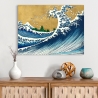 Tableau impression sur toile La grande vague de Kanagawa Hokusai Vente