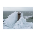 Tableau sur toile Faraglione sous tempête Phare de Kéréon Jean Guichard Offre