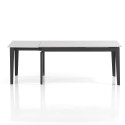 Table à manger extensible moderne 90x160-400 effet marbre Harper Réductions