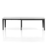 Table à manger extensible moderne 90x160-400 effet marbre Harper Catalogue