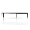 Table à manger extensible moderne 90x160-400 effet marbre Harper Choix