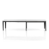 Table à manger extensible moderne 90x160-400 effet marbre Harper Choix