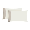 Parure de lit double draps et taies en satin de coton Heritage 