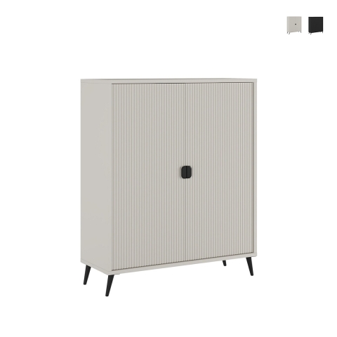 Buffet haut moderne 2 portes pour salon cuisine Danielle Promotion