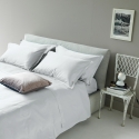 Housse de couette pour lit double en satin de coton Argentario Vente