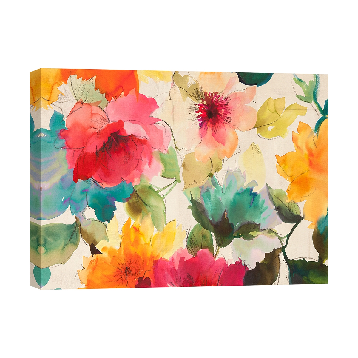 Tableau imprimé floral sur toile canvas Harmonic Spring Kelly Parr Promotion Tableau imprimé floral sur toile canvas Harmonic Spring Kelly Parr Promotion