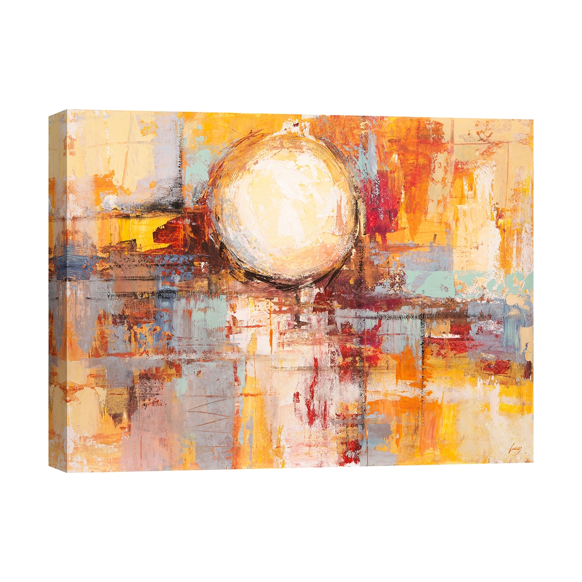 Tableau abstrait moderne impression colorée Riflessi del tramonto Lucas Promotion Tableau abstrait moderne impression colorée Riflessi del tramonto Lucas Promotion