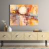 Tableau abstrait moderne impression colorée Riflessi del tramonto Lucas Vente