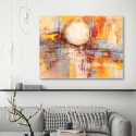 Tableau abstrait moderne impression colorée Riflessi del tramonto Lucas Remises