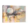 Tableau abstrait coloré impression sur toile moderne Tramonto di luna Lucas Promotion