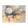 Tableau abstrait coloré impression sur toile moderne Tramonto di luna Lucas Offre
