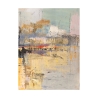 Tableau abstrait coloré impression sur toile Tramonto di luna II (detail) Lucas Offre