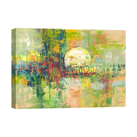 Toile abstraite impression moderne Luna piena Lucas Promotion