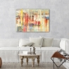 Tableau abstrait moderne sur toile canvas Couleurs reflets Lucas Remises