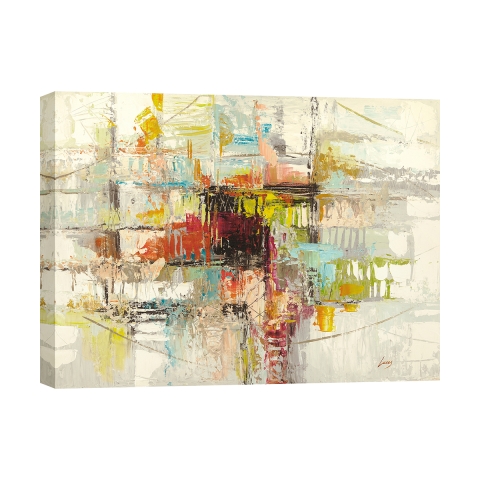Tableau moderne abstrait impression sur toile Lieve pensiero Lucas Promotion