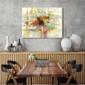 Tableau moderne abstrait impression sur toile Lieve pensiero Lucas Remises