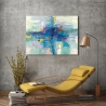 Tableau abstrait impression sur toile canvas Di sera sul mare Lucas Vente