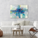 Tableau abstrait impression sur toile canvas Di sera sul mare Lucas Remises