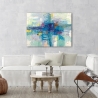 Tableau abstrait impression sur toile canvas Di sera sul mare Lucas Remises