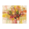 Tableau abstrait coloré sur toile pour salon Estate Lucas Offre