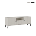Meuble TV bas pour salon 2 portes et tiroir 153x40x61 Danielle Promotion