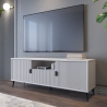 Meuble TV bas pour salon 2 portes et tiroir 153x40x61 Danielle Vente